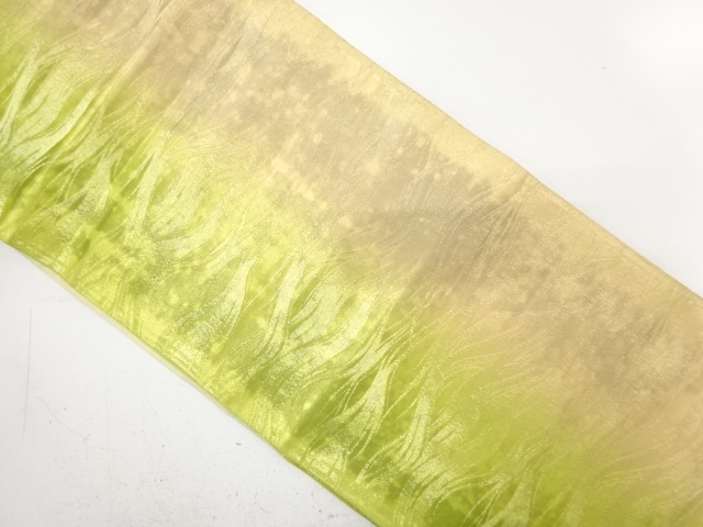 JAPANESE KIMONO / ANTIQUE FUKURO OBI / SILK / WOVEN STREAM